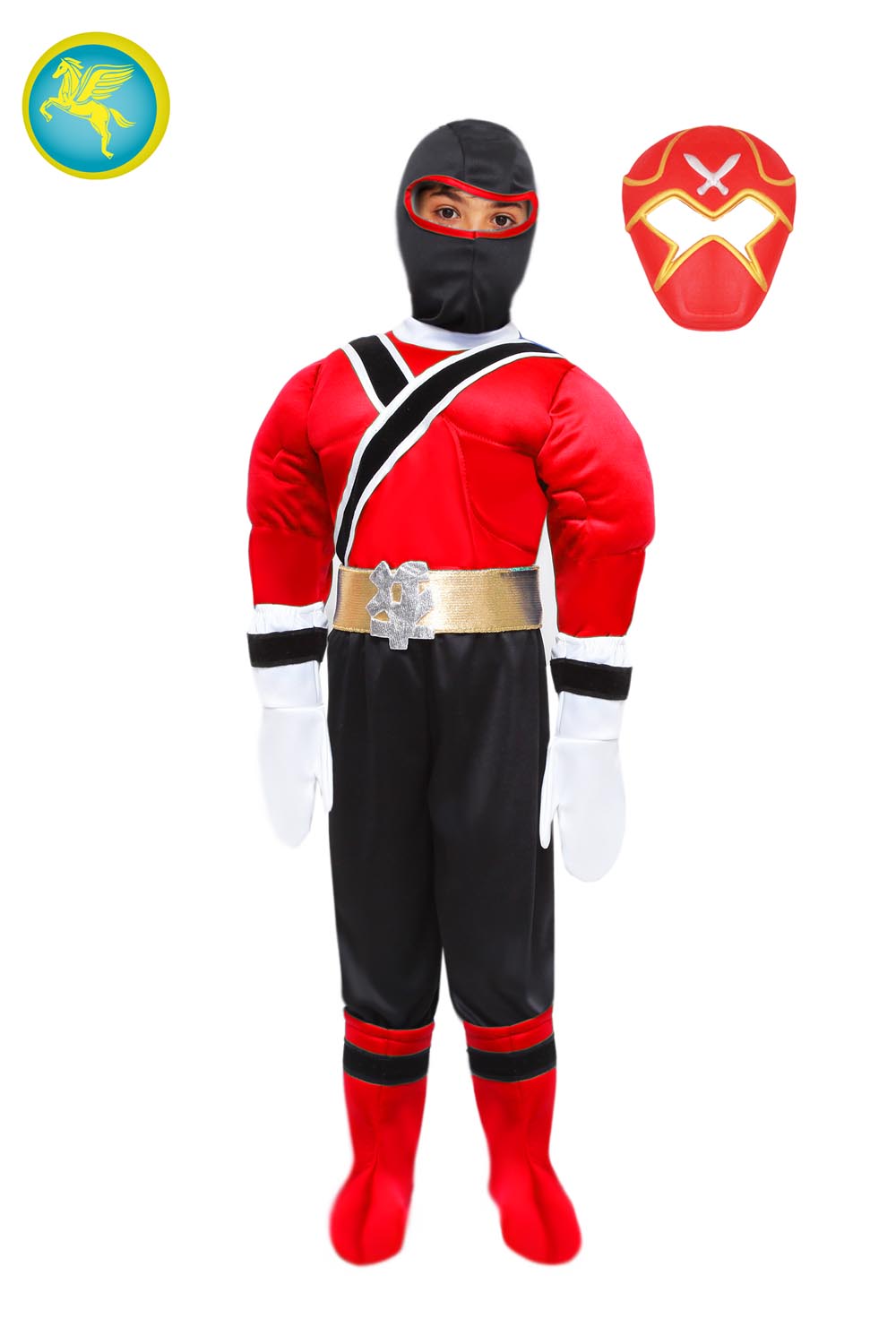 SUPER NINJA ROSSO (CON MUSCOLI) DI PEGASUS